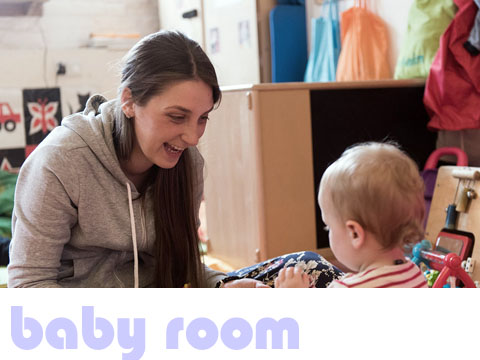 the baby room at minihome nursery in stoke newington n16