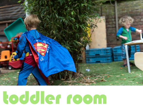 the toddler room at minihome nursery in stoke newington n16